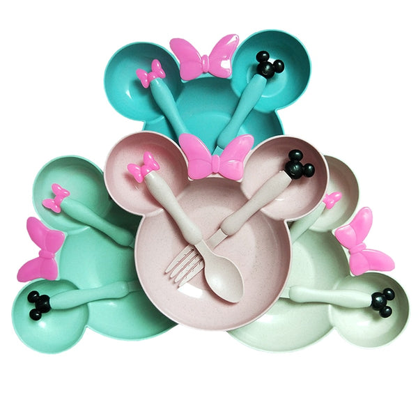 Children Cartoon Tableware Set