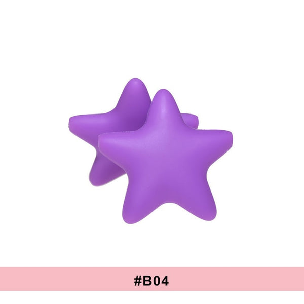 Star Silicone Beads Baby Teething