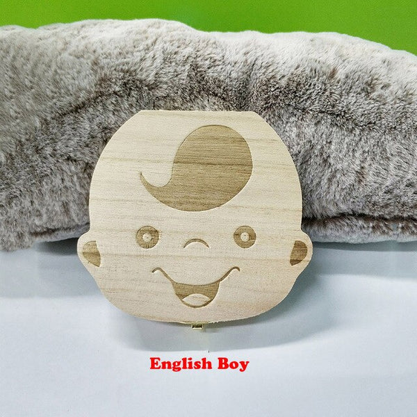 Wooden Baby Tooth Box