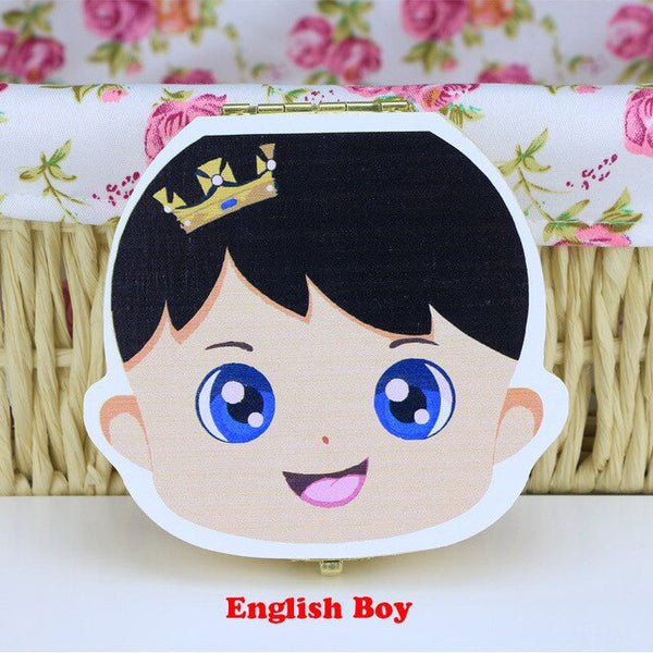 Wooden Baby Tooth Box