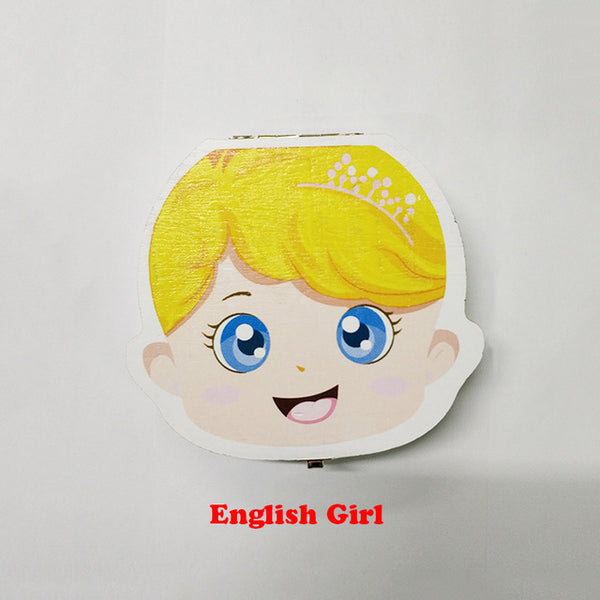 Wooden Baby Tooth Box