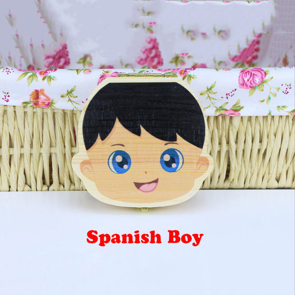 Wooden Baby Tooth Box