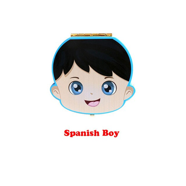 Wooden Baby Tooth Box