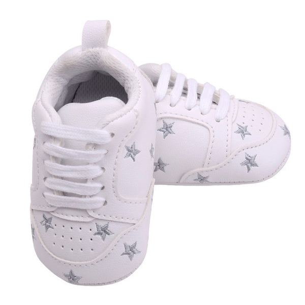 Heart Star Pattern First Walkers Kids Toddlers