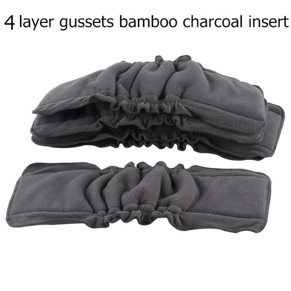 5PCS Reusable Bamboo Charcoal Insert Baby Cloth