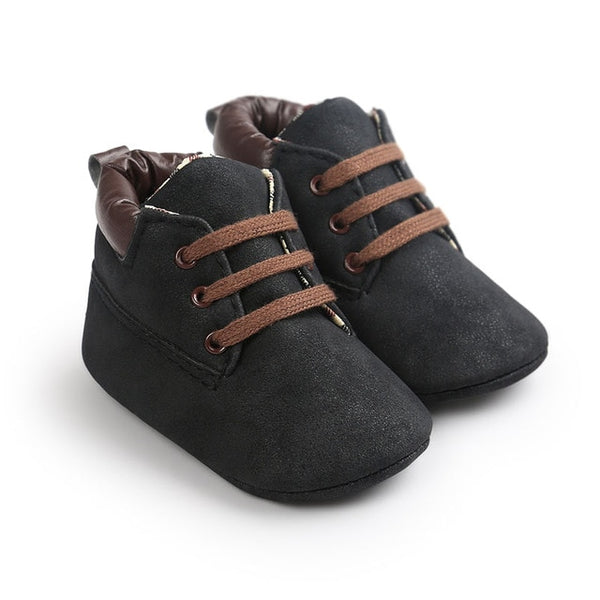 Leather First Walkers Crib Shoes